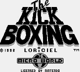 Kick Boxing Title Screen